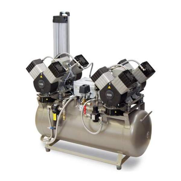 10. Компрессор DK50 2x4VR/110/M Без кожуха С осушителем