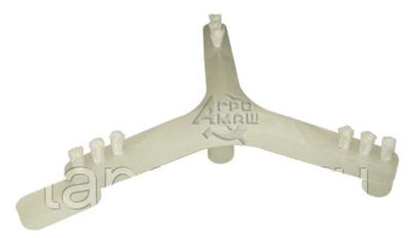 1084 очиститель сит щеточный типа звезда полимерный с металлической кнопкой (для сит более 200 мкм)