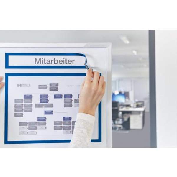 11 318 03 Магнитая слайд-рамка, синяя, А4 горизонт./А3 верт., 5 шт/уп