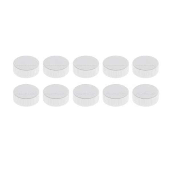 16 600 00 Магниты Magnetoplan Magnum, сила 2 кг, диаметр 34 мм, 10 шт, белые