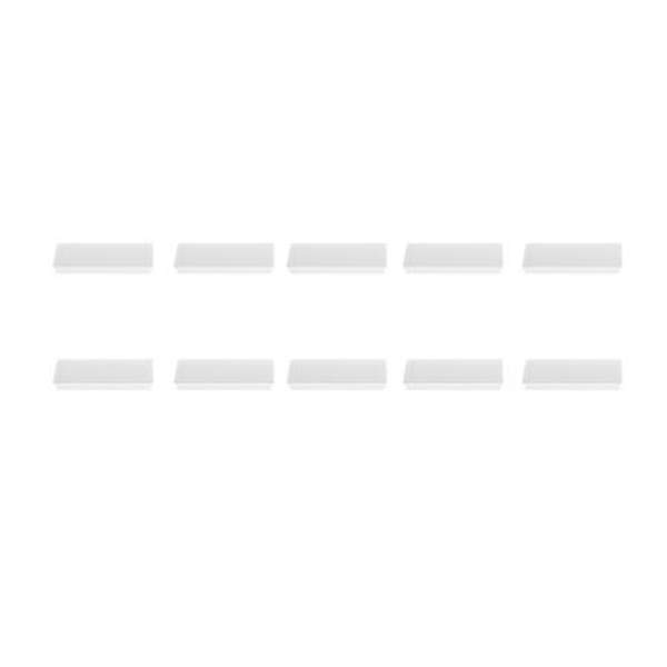 16 651 00 Магниты Magnetoplan прямоугольные, сила 1,3 кг, размер 54 х 19 х 8 мм, 10 шт, белые