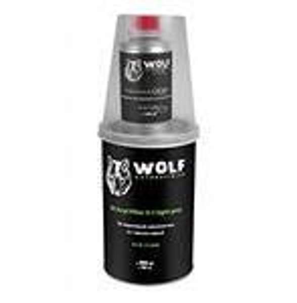 2К HS Акриловый наполнитель 5:1 светло-серый (комплект 0.8 л + 0.16 л) WOLF 112.0960