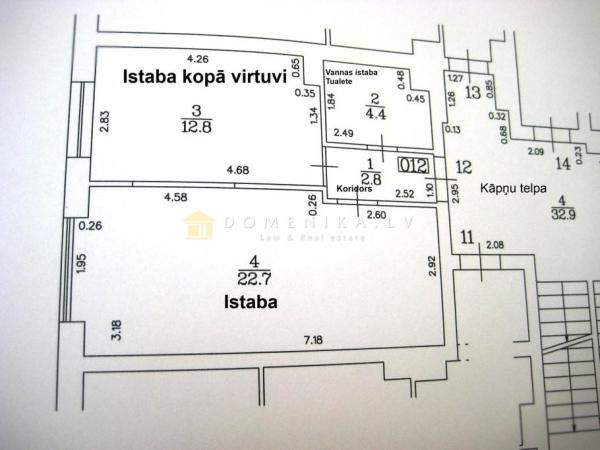 2-комнатная квартира в Латвии, г. Рига