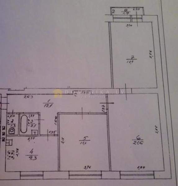 3-комнатная квартира в Латвии, г. Рига