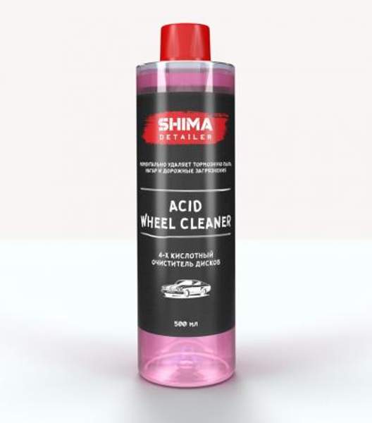 4-х кислотный очиститель дисков, Shima Detailer ACID WHEEL CLEANER, 0,5 л