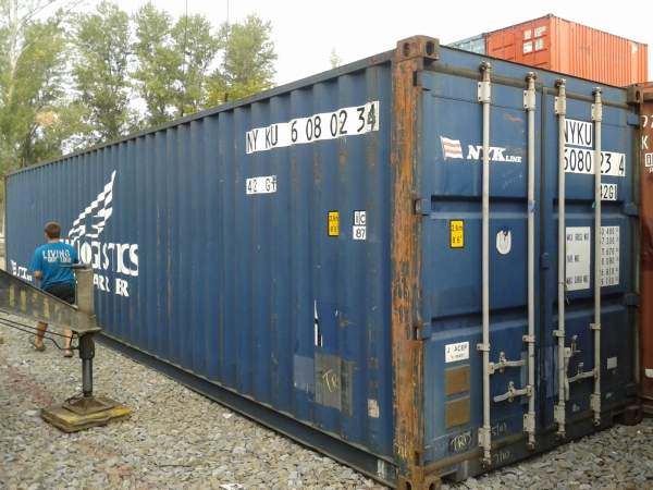 40 фут контейнер железнодорожный