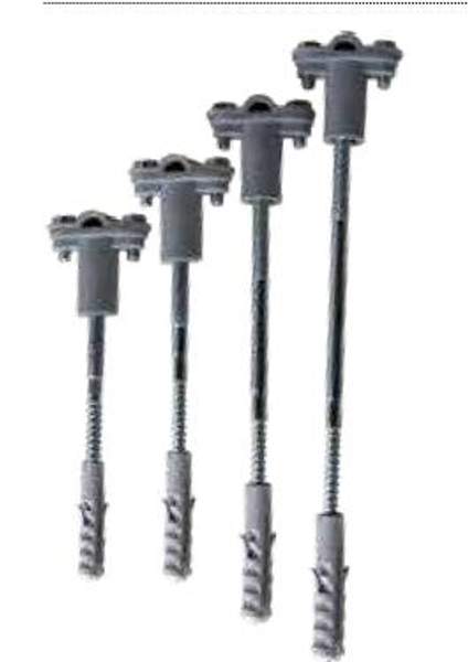 44160 Держатель фасадный пластиковый L-160мм