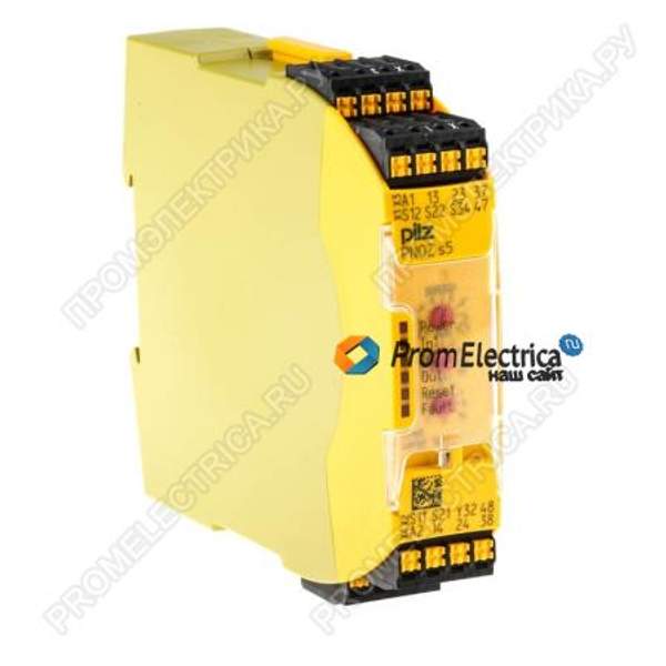 751105 Реле безопасности PNOZsigma – Контроль времени - PNOZ s5 C 24VDC 2 n/o 2 n/o t PILZ
