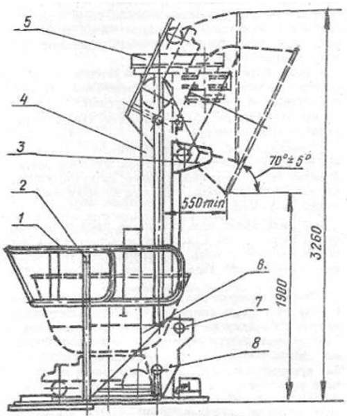 А2-ХП2Д Дежеопрокидыватель (для дежи 330 л)