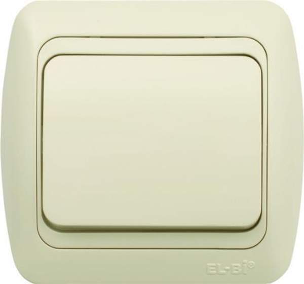 ABB TUNA крем розетка СУ 1-местная з/к крышка EL-BI ABB