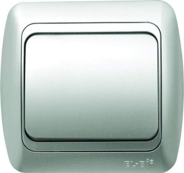 ABB TUNA рамка 4-местная горизонт. мет.серый EL-BI ABB