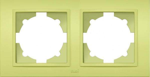 ABB ZENA рамка 2-местная горизонт. granite оливковый EL-BI ABB