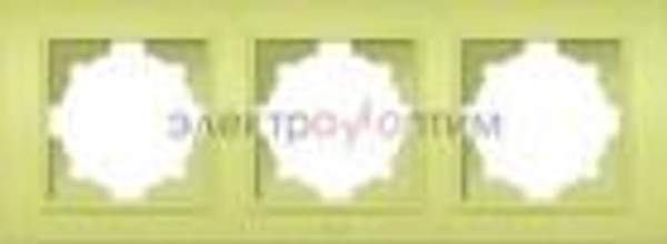 ABB ZENA рамка 3-местная горизонт. granite оливковый EL-BI ABB