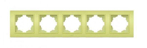 ABB ZENA рамка 5-местная горизонт. granite оливковый EL-BI ABB