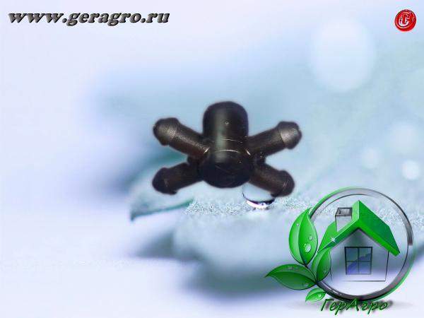 Адаптер для капельниц на 4 выхода Netafim