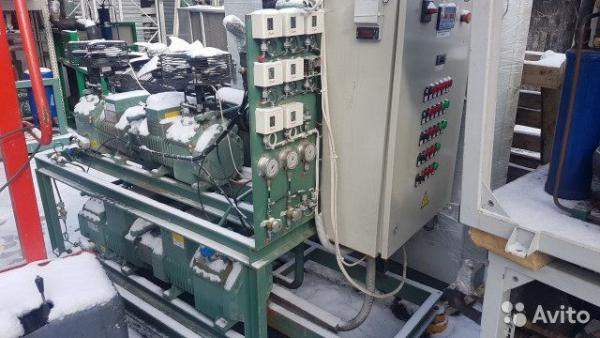 Агрегат шокер б/у на базе 2х Bitzer 44pcs-20.2y-40