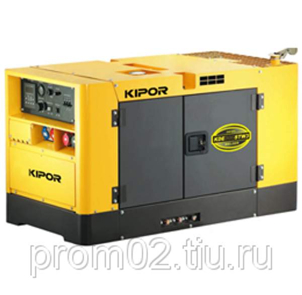 Агрегат сварочный KIPOR KDE 500 STW 3 в шумопоглощающем кожухе (65л/230/400В)