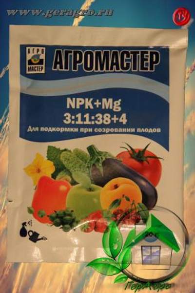 АгроМастер (Азот3-Фосфор11-Калий38-Магний4) (пакет 20 г)