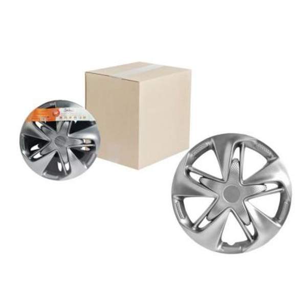 AIRLINE Колпаки на колеса 16 декоративные Супер Астра карбон 2 шт. Airline AWCC-16-01"