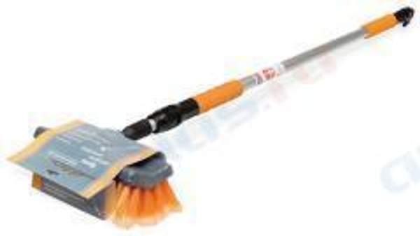 AIRLINE Щетка для мытья телескопическая на шланг 200 см расщепл. с краном щетка 25 см Airline AB-H-01