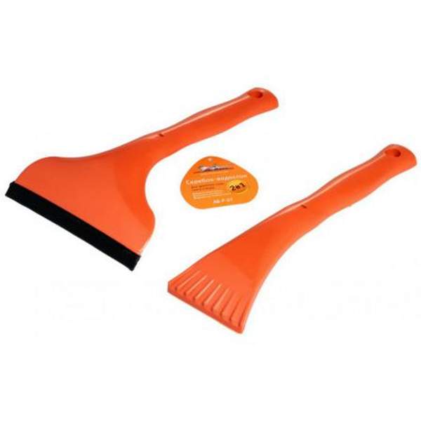 AIRLINE Скребок для льда Airline 2 в 1 38 х 16 х 8 см с водосгоном AB-P-07