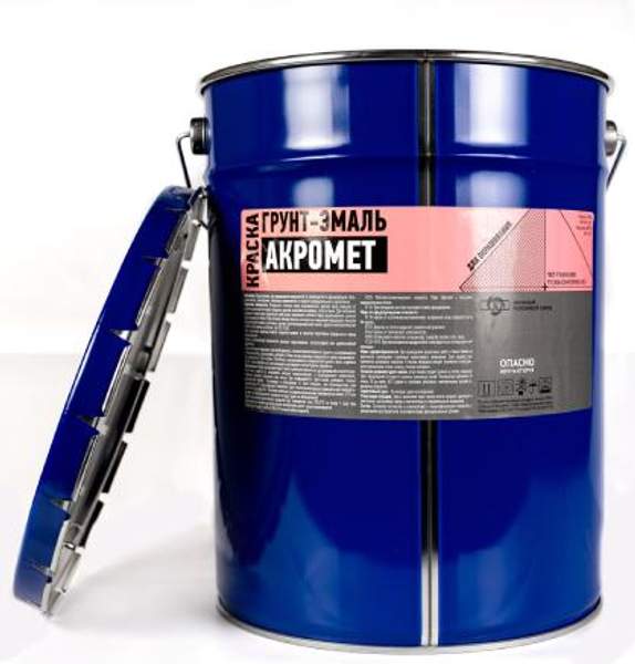 АКРОМЕТ грунт-эмаль красно-коричневая 25 кг