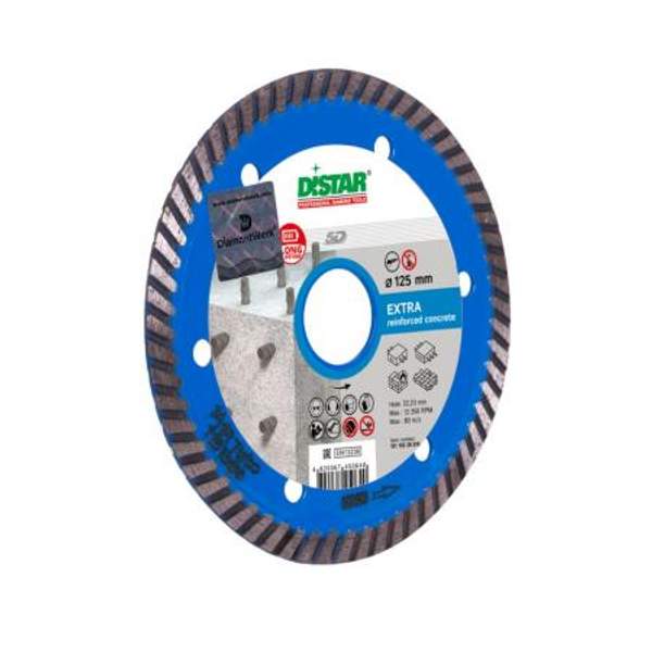 Алмазный диск 125 мм Turbo Extra DiStar 5D
