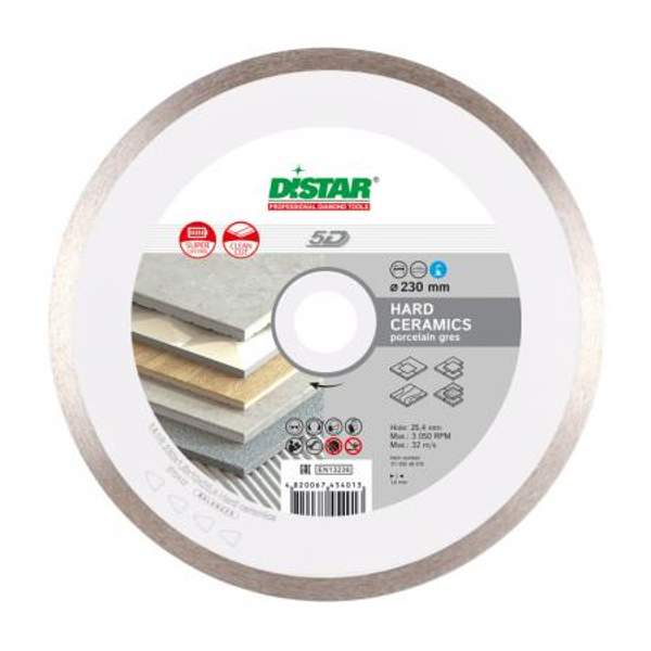 Алмазный диск 230 мм Hard Ceramics DiStar 5D
