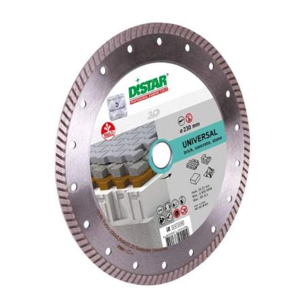 Алмазный диск 230 мм Universal DiStar 3D