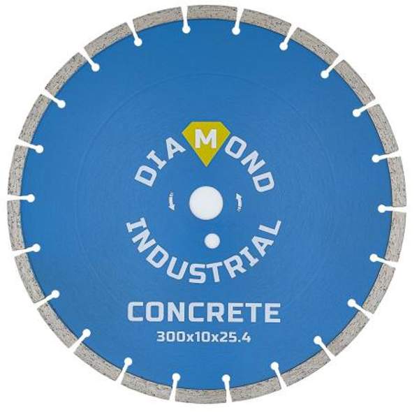 Алмазный диск по армированному бетону 300 мм Diamond Industrial