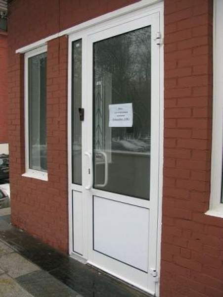 Алюминиевая теплая дверь входная