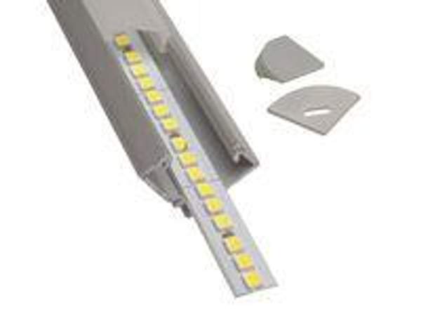 Алюминиевый профиль угловой 17.17.12мм 2м ЛПУ-17 17*17*12мм