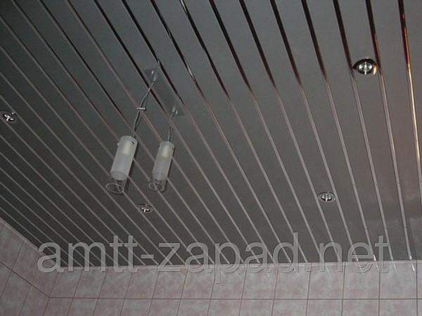 Алюминиевый реечный потолок Бар