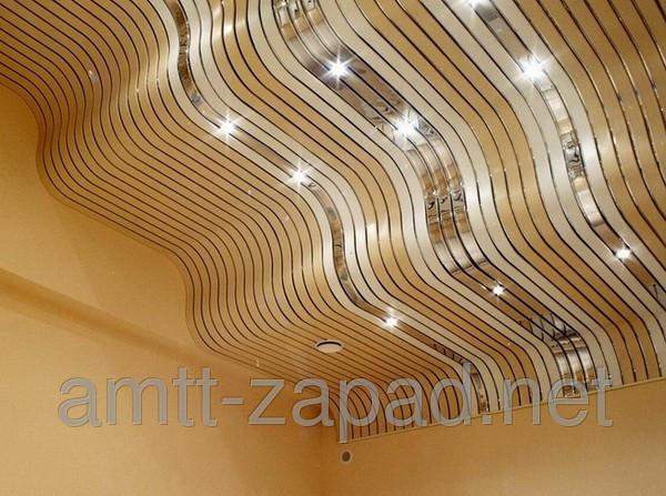 Алюминиевый реечный потолок Чоп