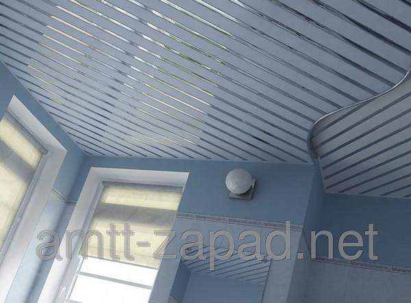 Алюминиевый реечный потолок Дубно