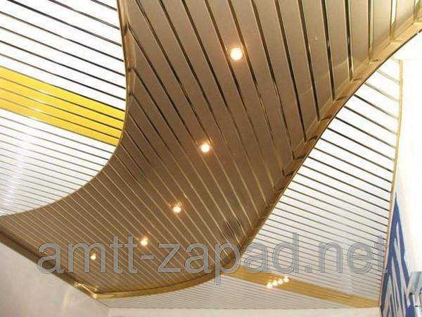 Алюминиевый реечный потолок Камянец-Подольский