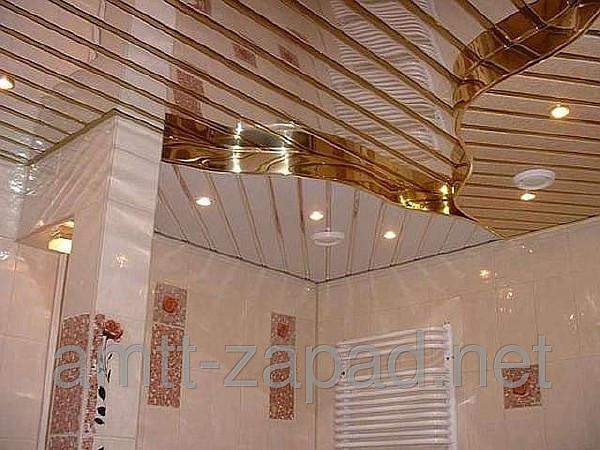 Алюминиевый реечный потолок Хуст