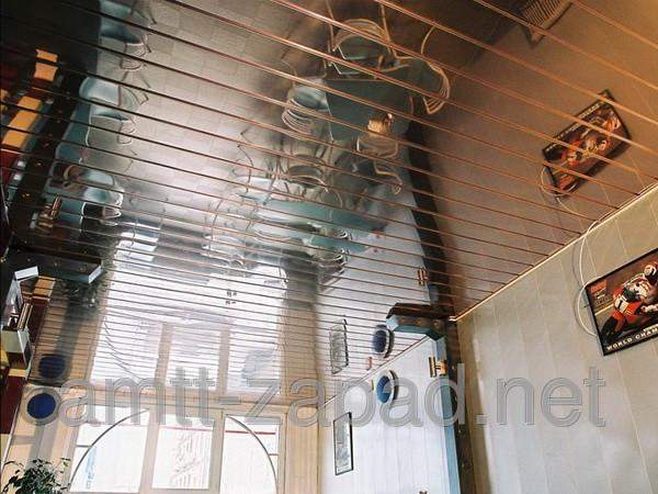 Алюминиевый реечный потолок Ковель