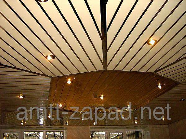 Алюминиевый реечный потолок Путила