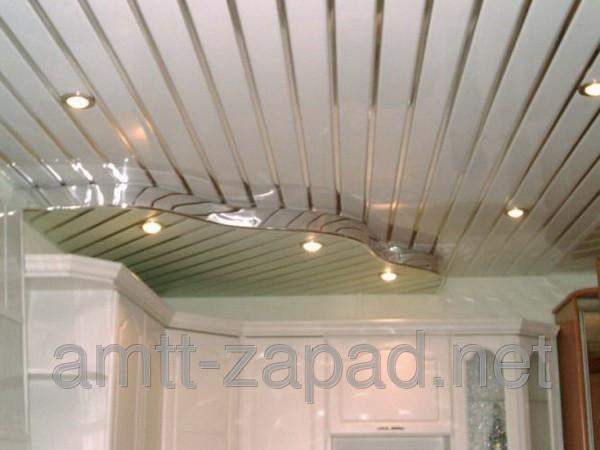 Алюминиевый реечный потолок Сарны