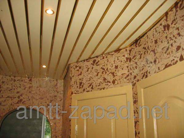 Алюминиевый реечный потолок Сколе