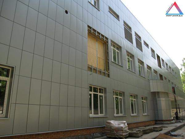 Алюминиевые композитные панели и огрунтованная система НВФ