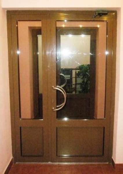 Алюминиевые входные двери