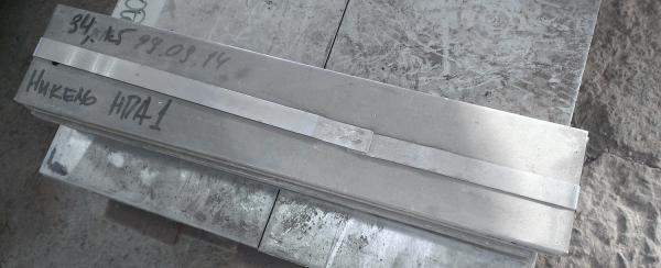 Анод никелевый НПА1 10х200х1000