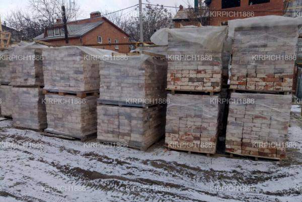 Антикварный кирпич старого образца для реставрации (старинный - вековой)