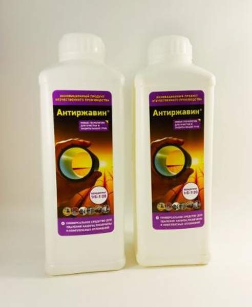 Антиржавин 2 литра - реагент для прочистки теплообменного оборудования от накипи и ржавчины