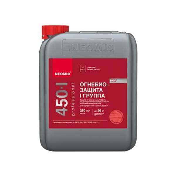 Антисептик для дерева неомид 450 (Neomid 450) группа I красный