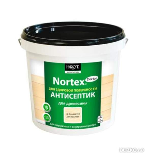 Антисептик Nortex-Doctor для древесины, бетона, камня, кирпича 5кг