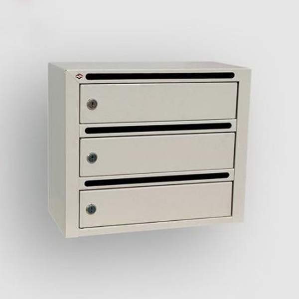 Антивандальный металлический почтовый ящик "Гарант 3" в подъезд