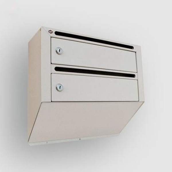 Антивандальный металлический почтовый ящик "Гарант Люкс 2" в подъезд